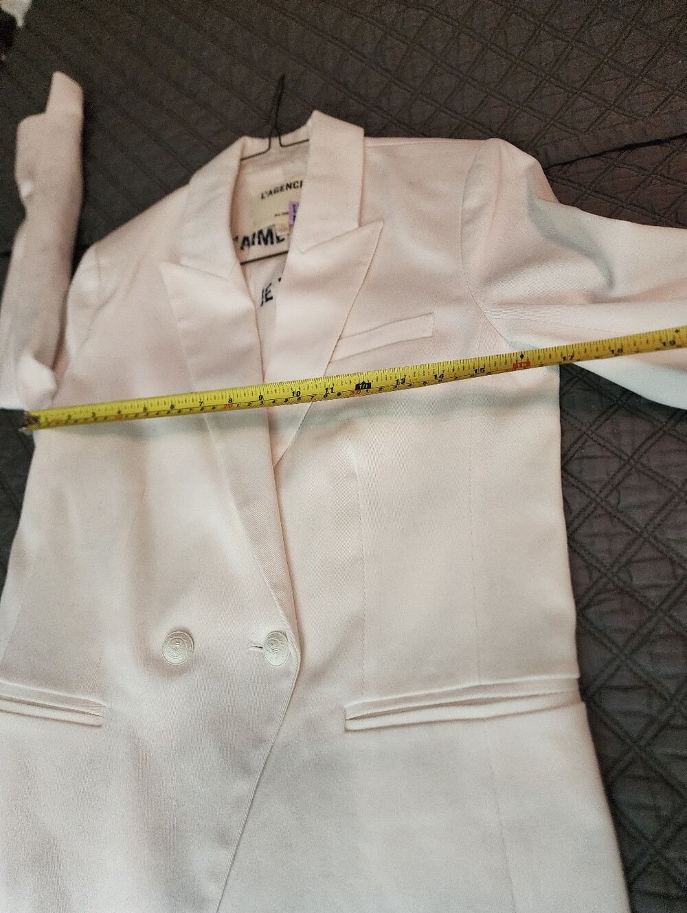 L'AGENCE NWOT COTTON TWILLOVERSIZED FIT BLAZER SIZE 4 - Picture 10 of 16